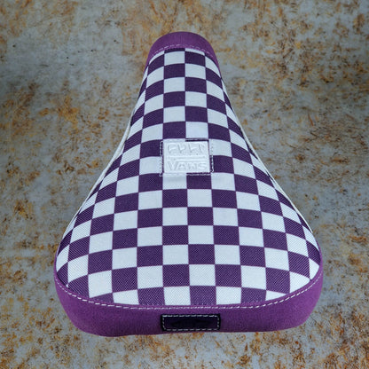 Cult BMX Parts Purple w/ Stripe / Pivotal / Fat Cult x Vans Slip On Purple Fat Pivotal Seat with Gum Base
