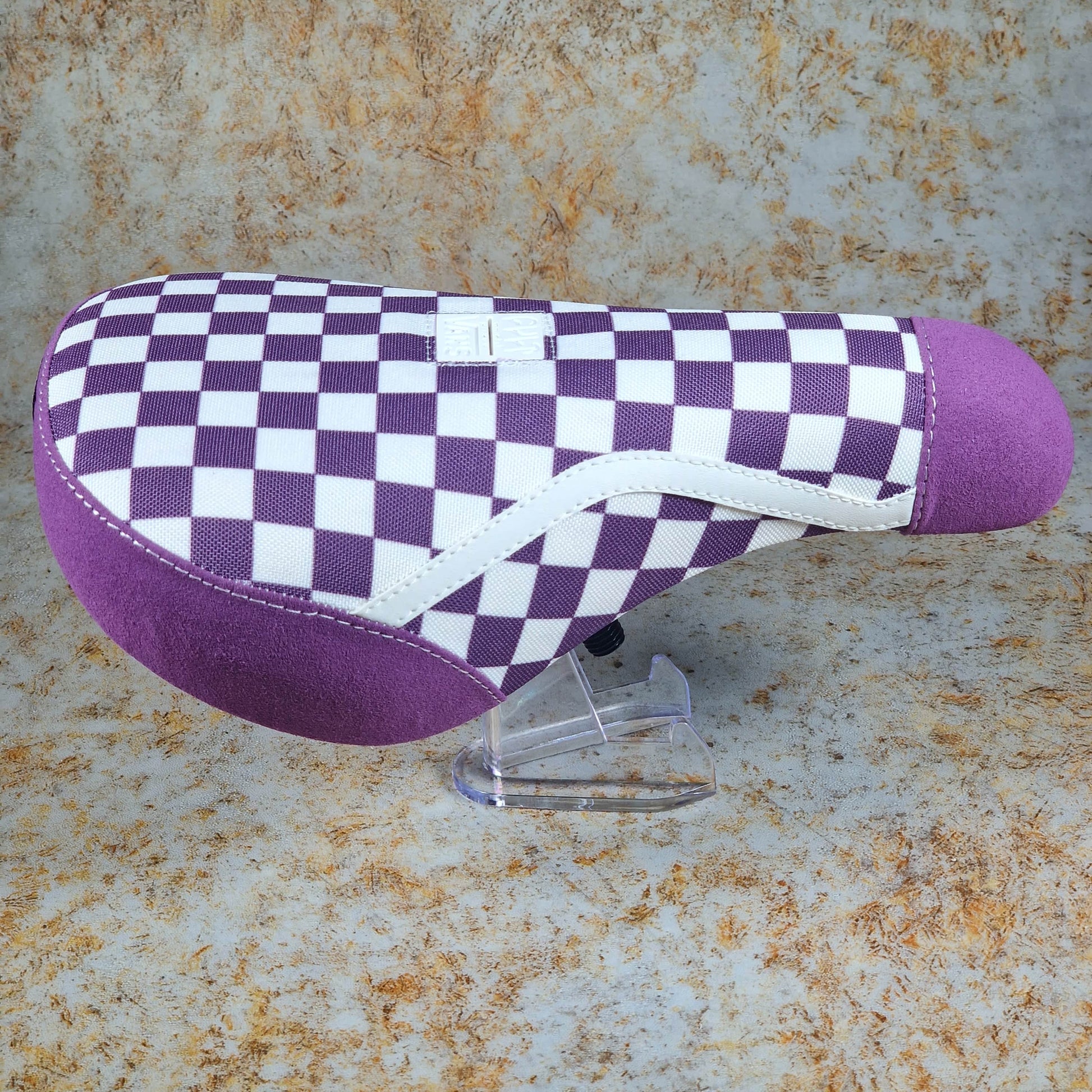 Cult BMX Parts Purple w/ Stripe / Pivotal / Fat Cult x Vans Slip On Purple Fat Pivotal Seat with Gum Base