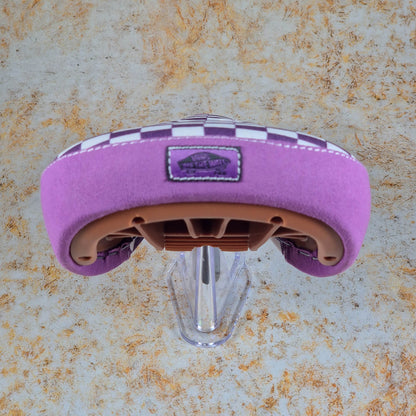 Cult BMX Parts Purple w/ Stripe / Pivotal / Fat Cult x Vans Slip On Purple Fat Pivotal Seat with Gum Base