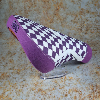 Cult BMX Parts Purple w/ Stripe / Pivotal / Fat Cult x Vans Slip On Purple Fat Pivotal Seat with Gum Base