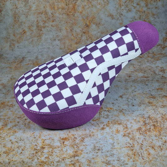 Cult BMX Parts Purple w/ Stripe / Pivotal / Fat Cult x Vans Slip On Purple Fat Pivotal Seat with Gum Base