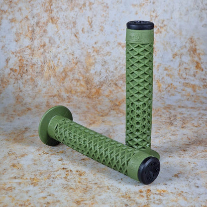 Cult BMX Parts Army Green Cult x Vans Waffle Grips with Flange