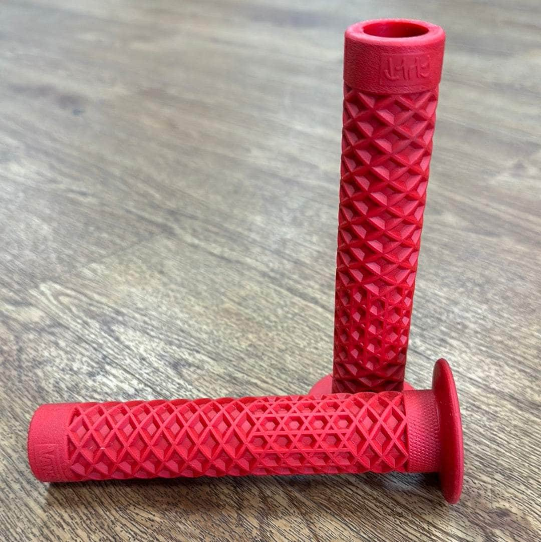 Cult BMX Parts Red Cult x Vans Waffle Grips with Flange