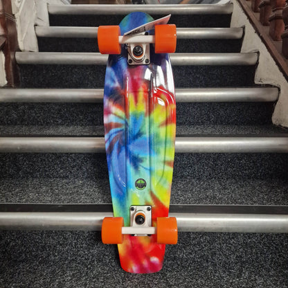 D-Street Skateboards 7.9 D Street Cruiser Tie-Dye 27" Skateboard