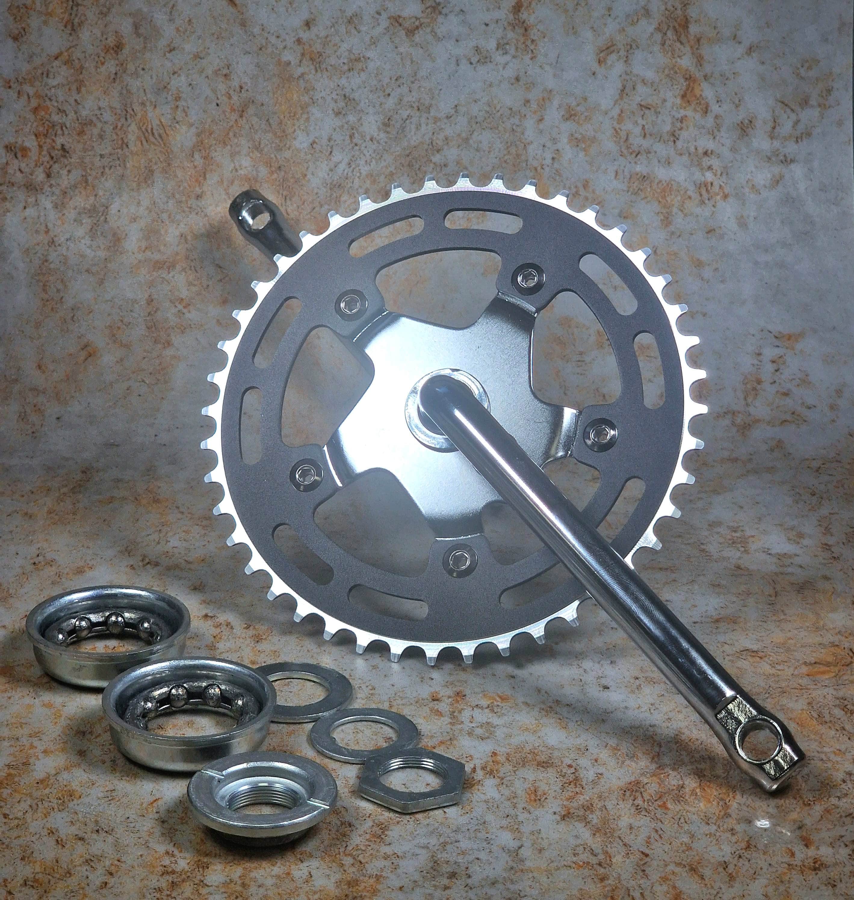 Darxide Complete Old School One Piece Crank Drivetrain Kit | Alans BMX