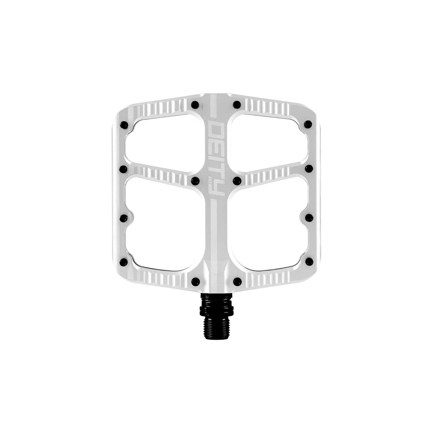 Deity Bikes Silver Deity Flat Trak Pedals