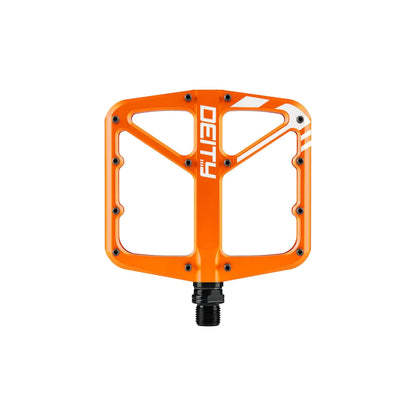 Deity Bikes Orange Deity Supervillain Pedals