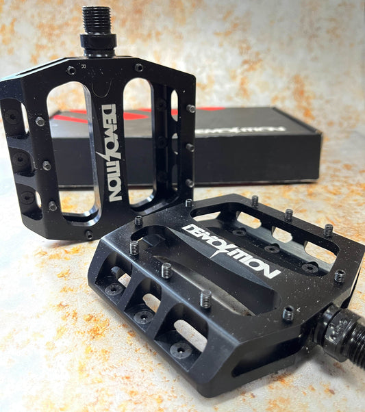 Demolition BMX BMX Parts 9/16" / Matte Black Demolition Trooper Alloy Pedals