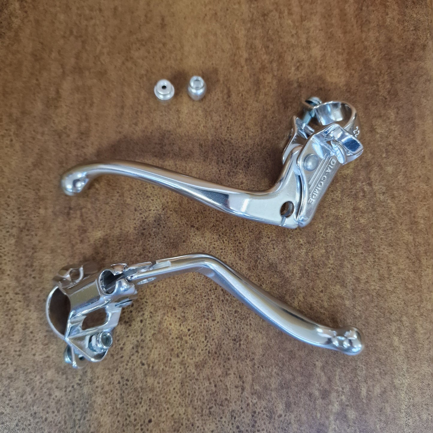 Dia-Compe Old School BMX Silver Dia-Compe 132MT45 Brake Lever Pair