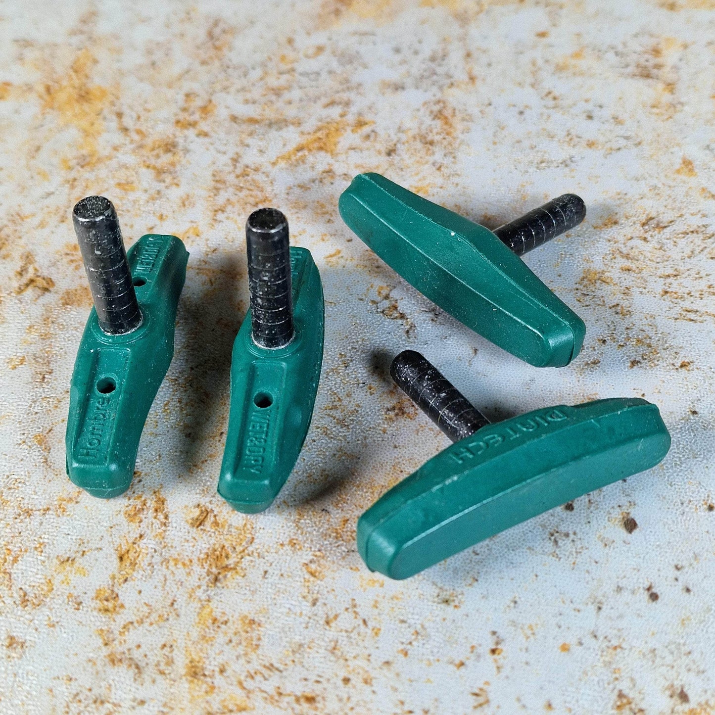 Dia-Compe BMX Parts Green Dia-Compe AD990 Brake Pads Studded Pack of Four