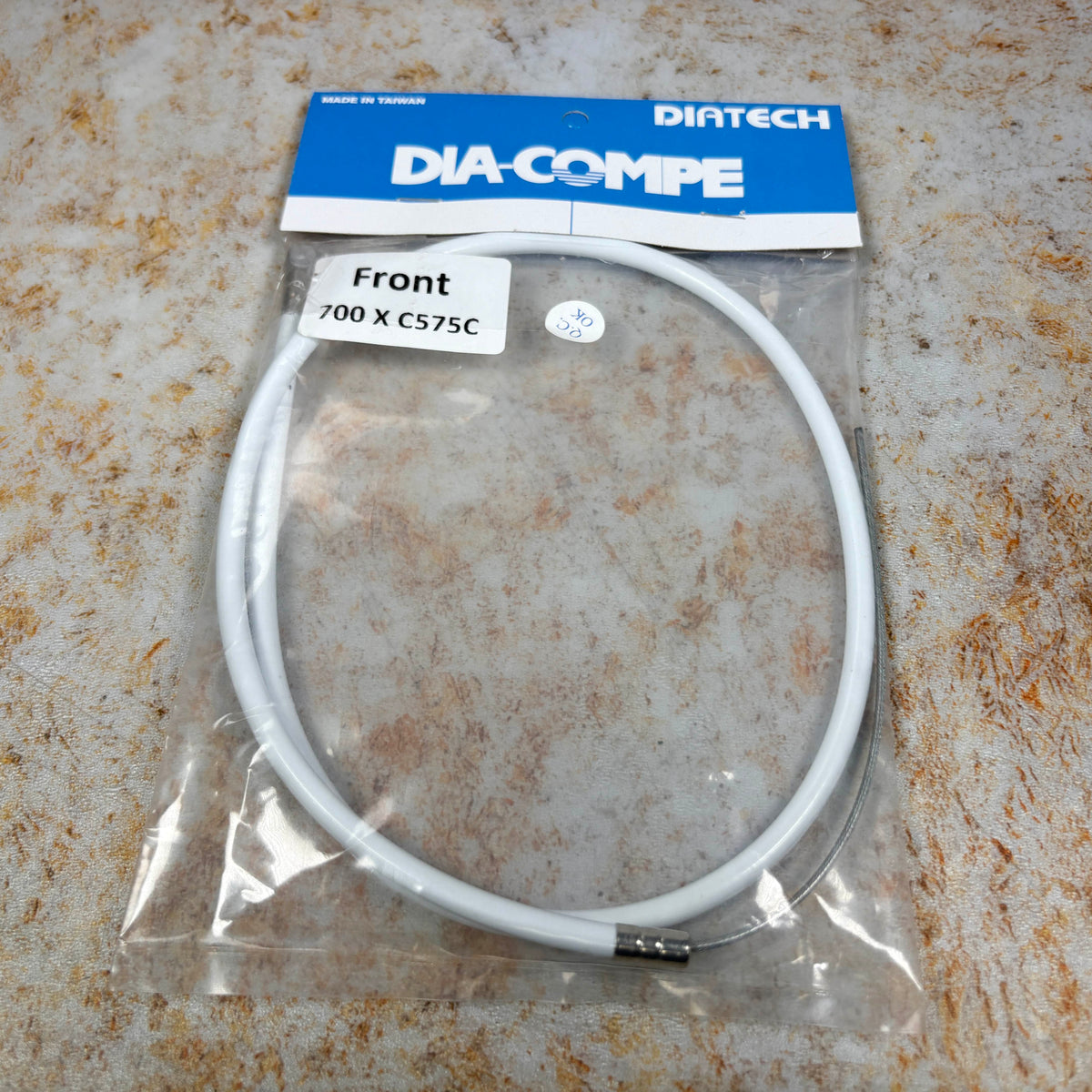 Dia-Compe BMX Parts White / Front Dia-Compe BRS Brake Cable White