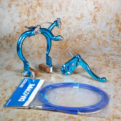 Dia-Compe Old School BMX Blue / MX890 / RH Tech III Dia-Compe Complete Old School Brake Kit Rear