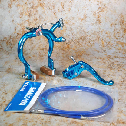 Dia-Compe Old School BMX Blue / MX890 / RH Tech IV Dia-Compe Complete Old School Brake Kit Rear