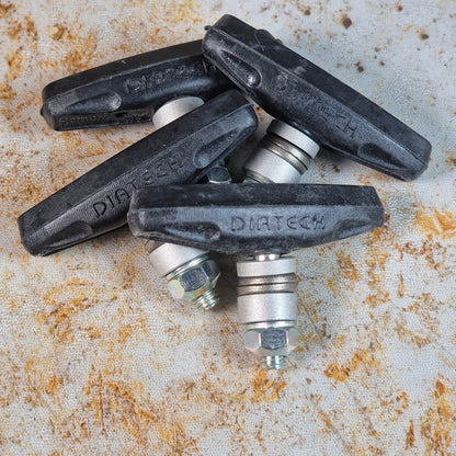 Dia-Compe BMX Parts Dia-Compe Hombre Brake Pads Nutted Pack of Four