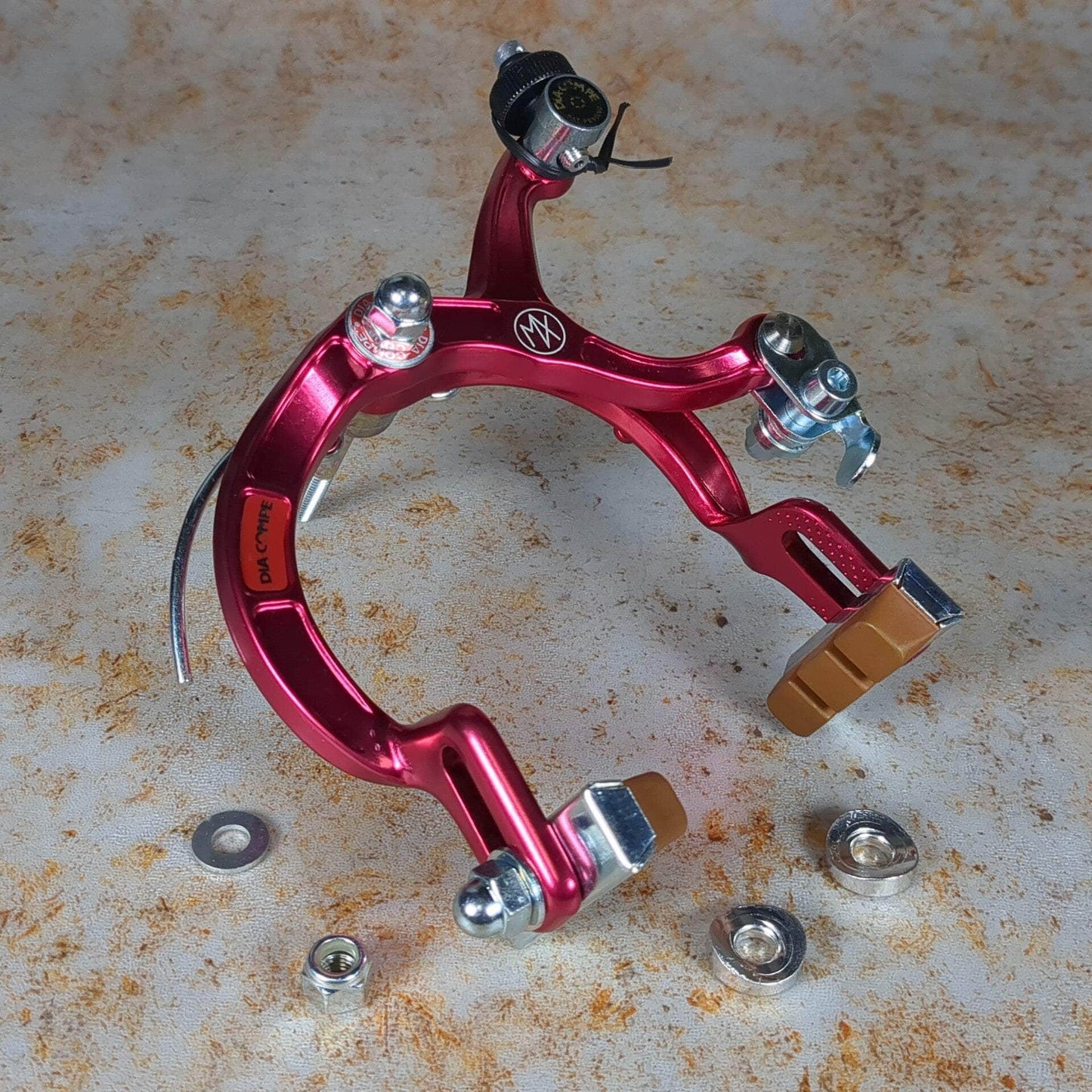 Dia Compe MX1000 Old School Vintage BMX Rim Brake F&R Pair BLK RED GOLD BLU SIL Dia Compe MX1000 Old School Vintage BMX Rim Brake F&R Pair BLK RED GOLD BLU SIL