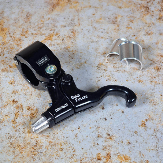 Dia-Compe BMX Parts Black/Black Dia-Compe Tech 99 Gold Finger Brake Lever Left