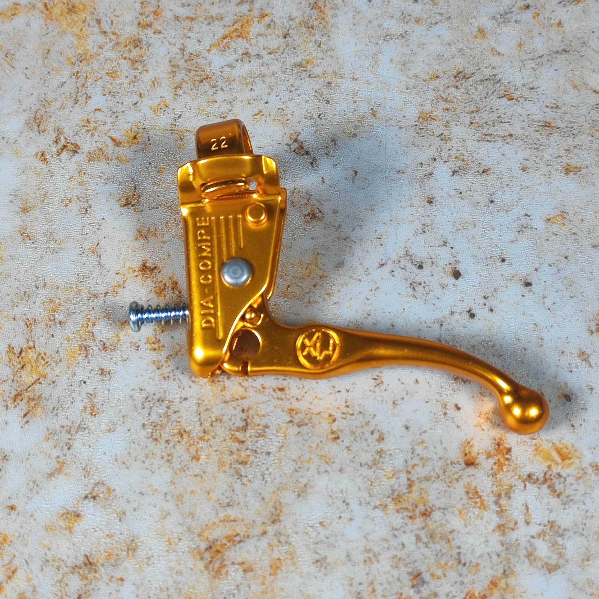 Dia-Compe Old School BMX Gold Dia-Compe Tech III Brake Lever Left
