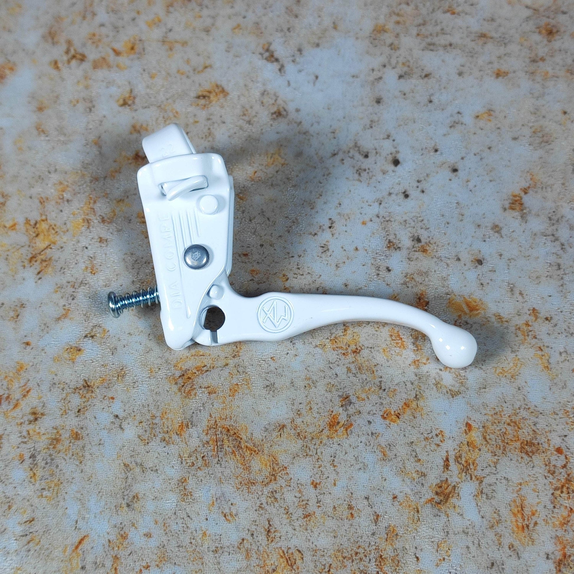 Dia-Compe Old School BMX White Dia-Compe Tech III Brake Lever Left