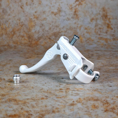 Dia-Compe Old School BMX White Dia-Compe Tech III Brake Lever Left