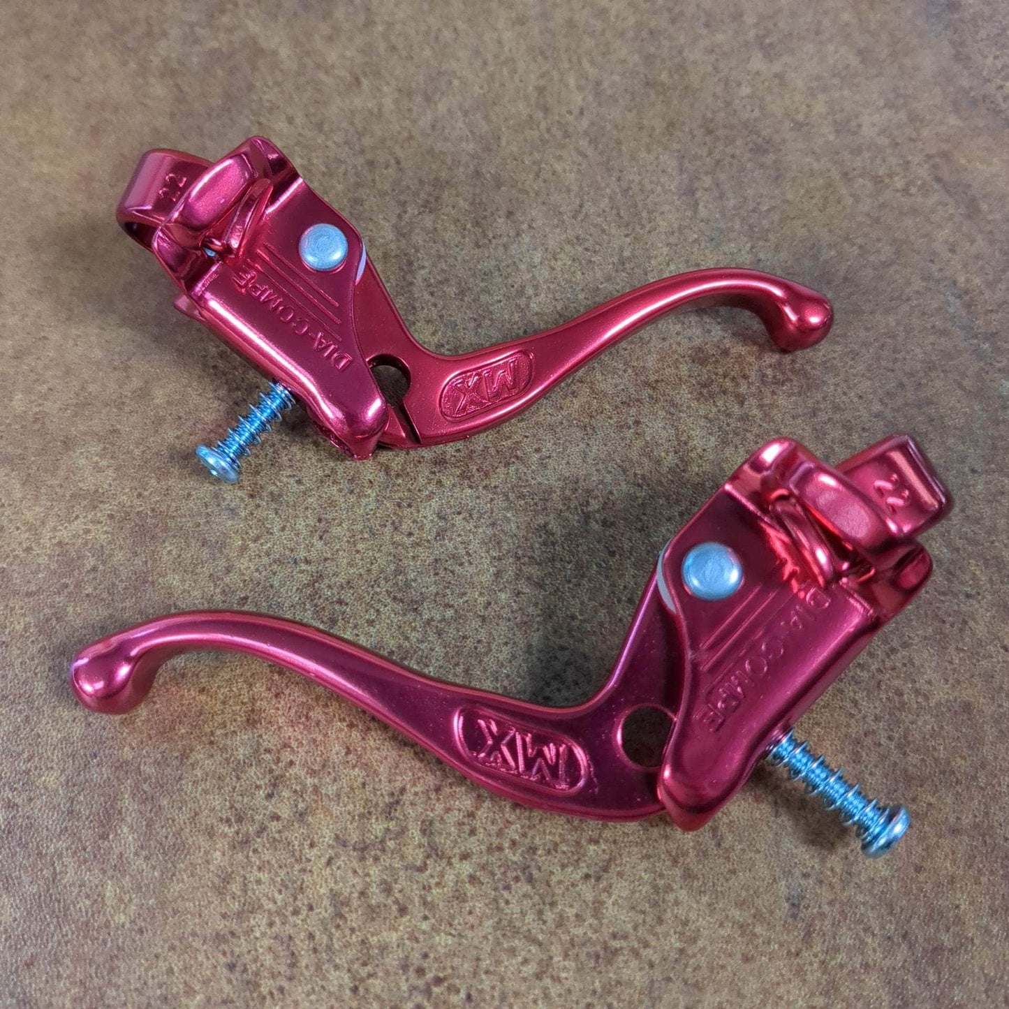 Dia-Compe Old School BMX Red Dia-Compe Tech-IV Brake Levers Pair