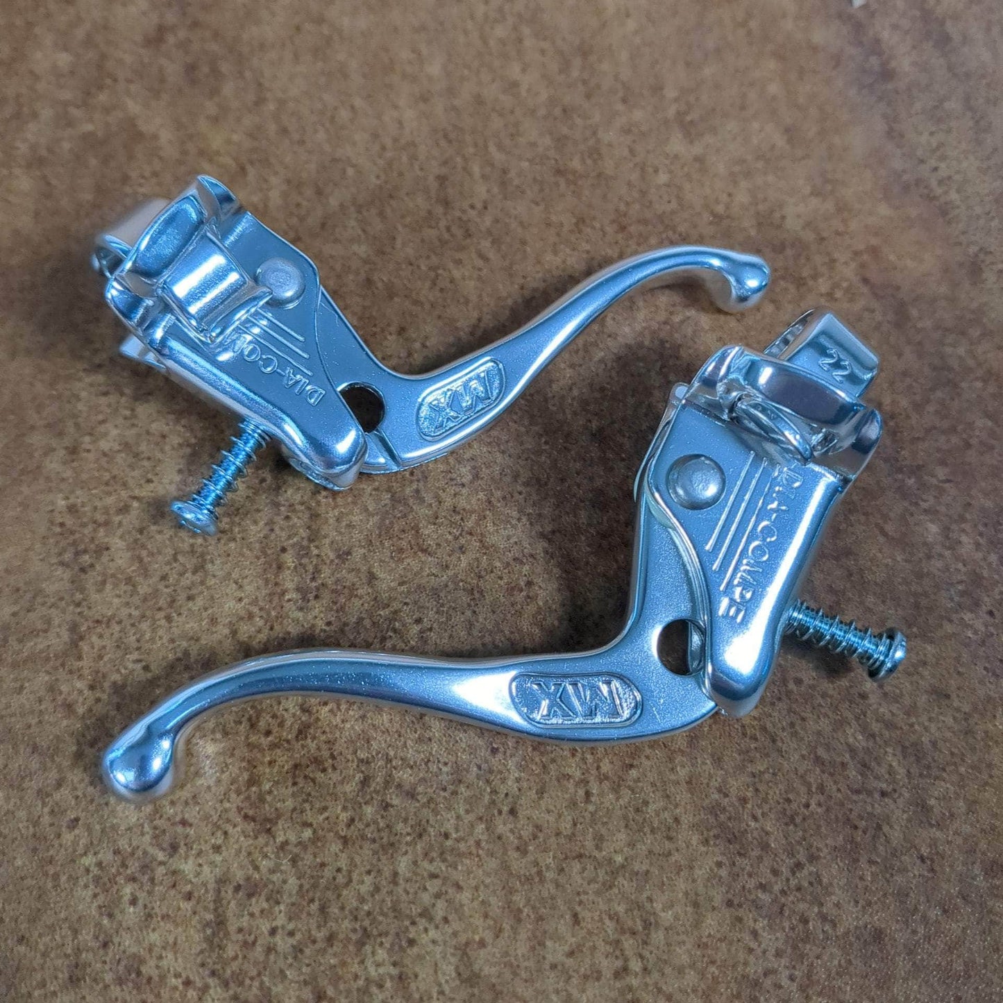 Dia-Compe Old School BMX Silver Dia-Compe Tech-IV Brake Levers Pair