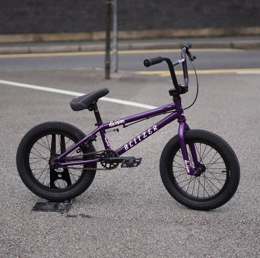 Division BMX Bikes Division Blitzer 16 Inch Bike Metal Purple