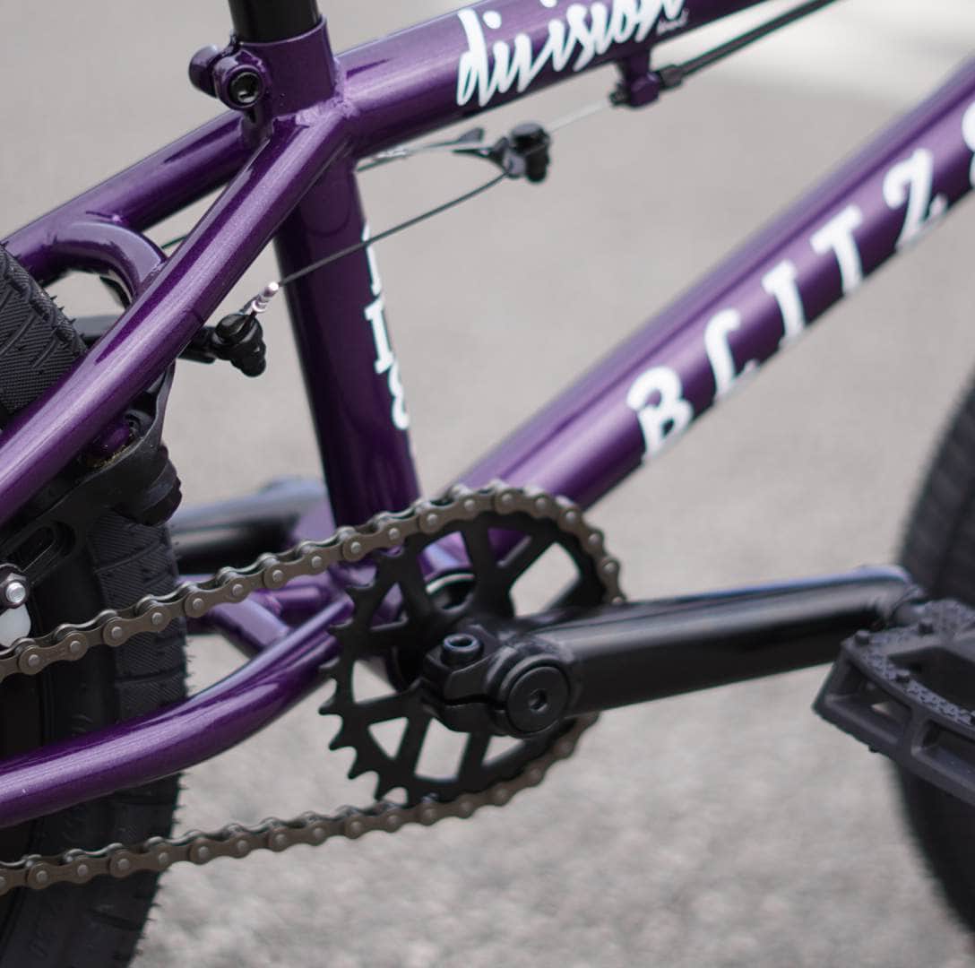 Division BMX Bikes Division Blitzer 16 Inch Bike Metal Purple