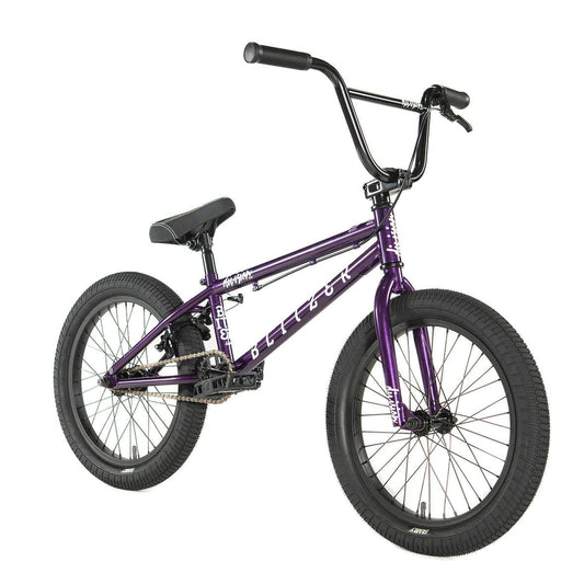 Division BMX Bikes Metal Purple Division Blitzer 18 Inch Bike Metal Purple