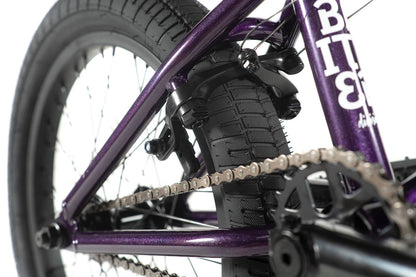 Division BMX Bikes Metal Purple Division Blitzer 18 Inch Bike Metal Purple