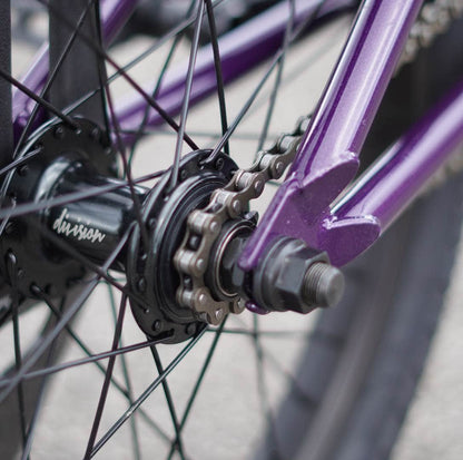 Division BMX Bikes Metal Purple Division Blitzer 18 Inch Bike Metal Purple