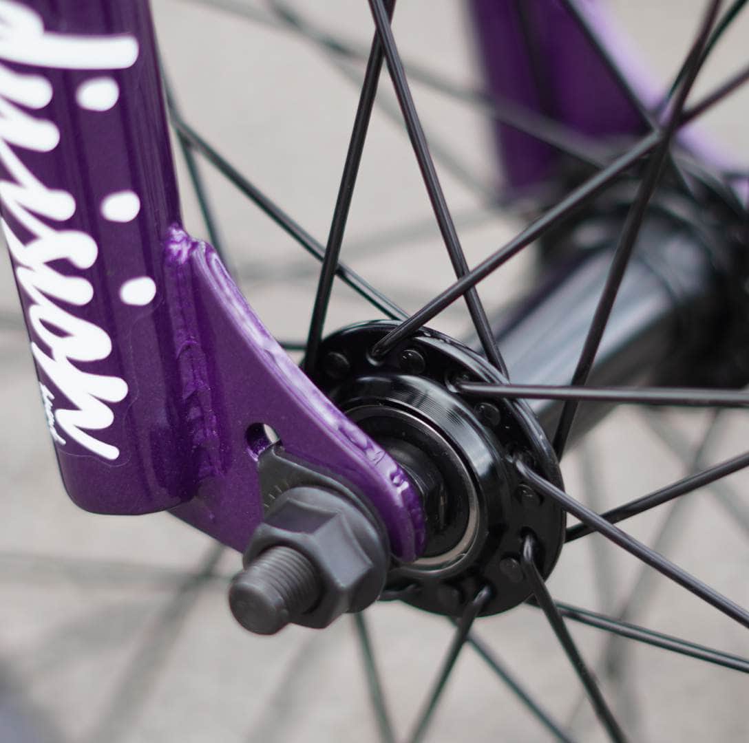 Division BMX Bikes Metal Purple Division Blitzer 18 Inch Bike Metal Purple