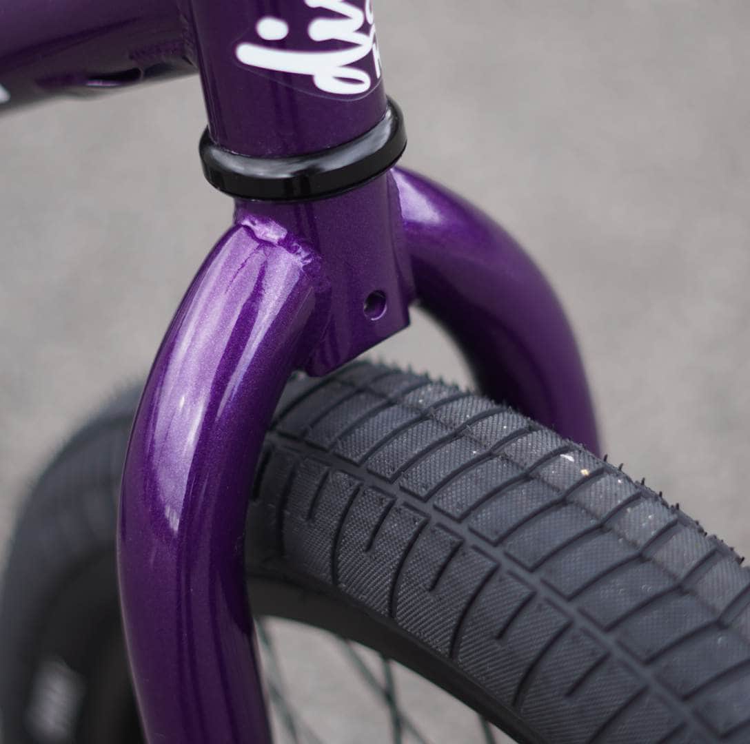 Division BMX Bikes Metal Purple Division Blitzer 18 Inch Bike Metal Purple