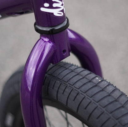 Division BMX Bikes Metal Purple Division Blitzer 18 Inch Bike Metal Purple