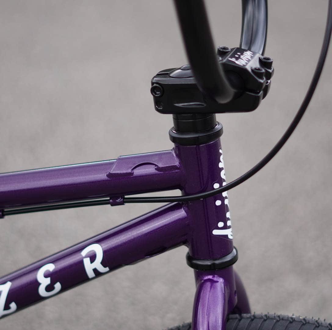 Division BMX Bikes Metal Purple Division Blitzer 18 Inch Bike Metal Purple