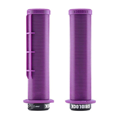 DMR BMX Racing Purple DMR Gridlock Lock-on Grips