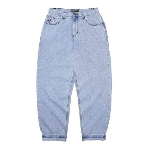 Doomed Clothing & Shoes Doomed Heavies x Cult 02 Jeans Light Wash Blue