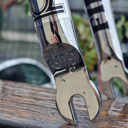 Skyway BMX Parts DP Firebird Freestyler Frame Fork Bar Kit Chrome