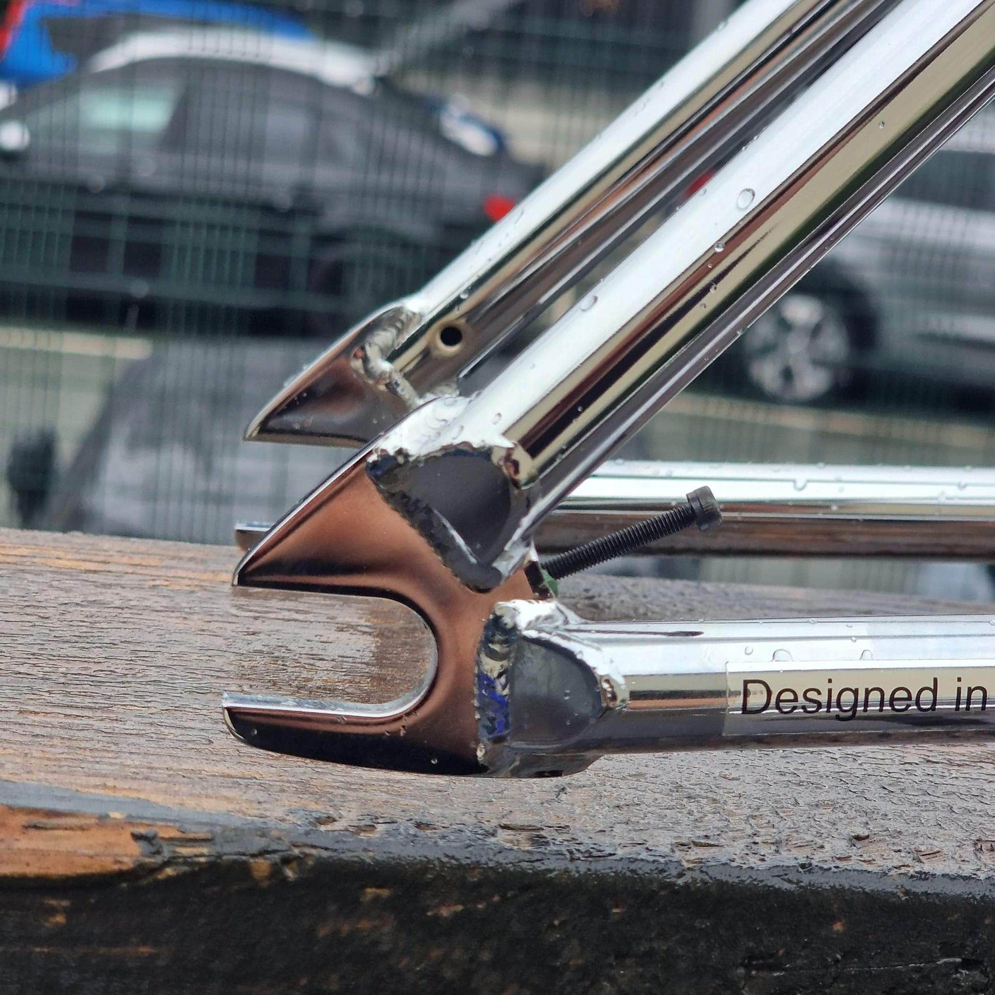 Skyway BMX Parts DP Firebird Freestyler Frame Fork Bar Kit Chrome