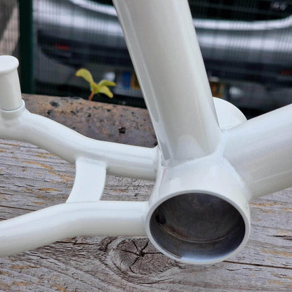 Skyway BMX Parts DP Firebird Freestyler Frame Fork Bar Kit Metallic White