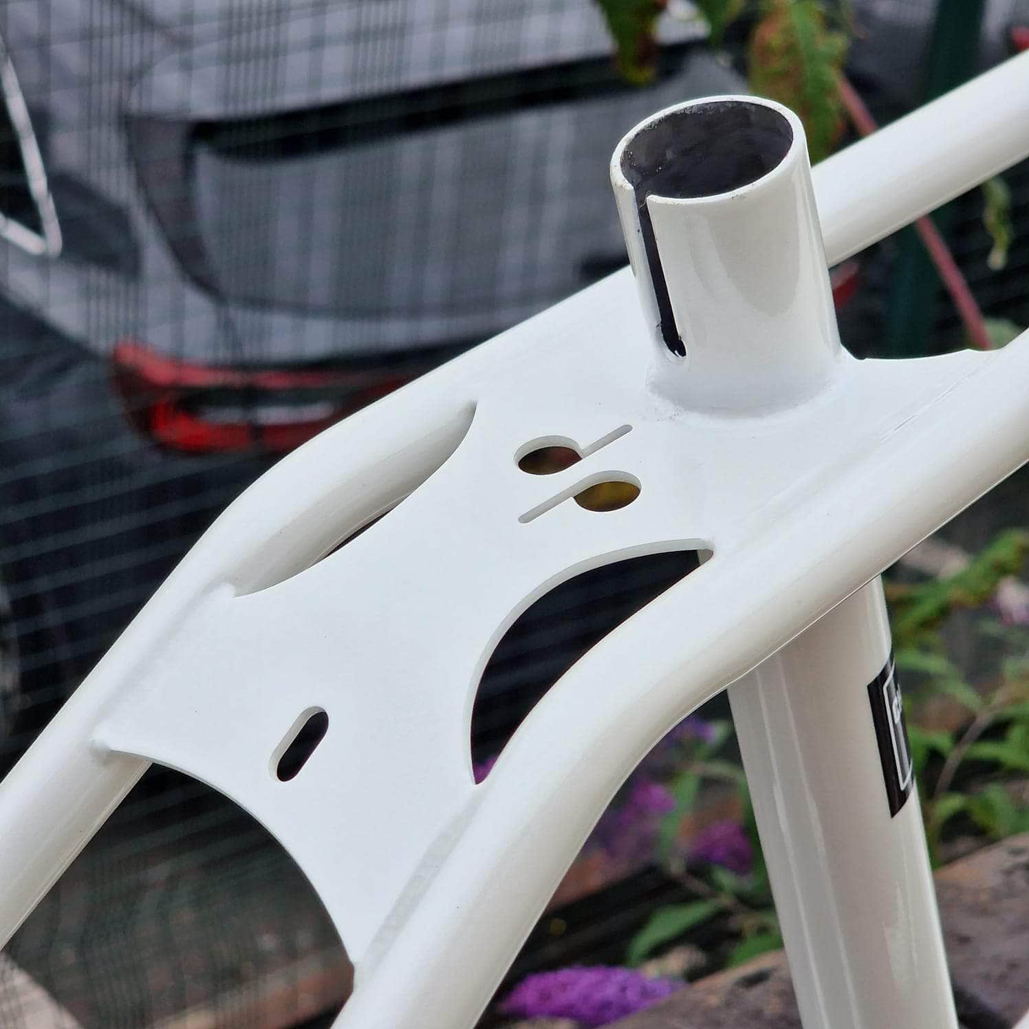 Skyway BMX Parts DP Firebird Freestyler Frame Fork Bar Kit Metallic White