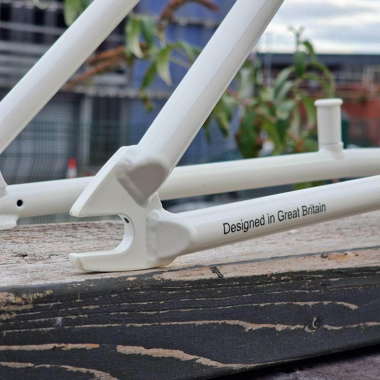 Skyway BMX Parts DP Firebird Freestyler Frame Fork Bar Kit Metallic White