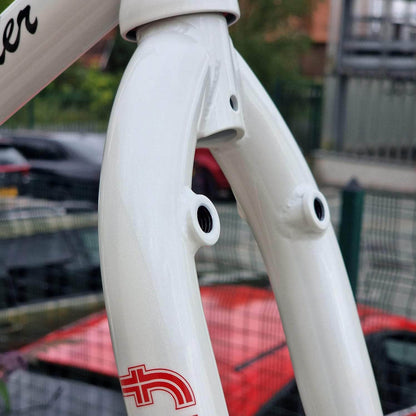 Skyway BMX Parts DP Firebird Freestyler Frame Fork Bar Kit Metallic White