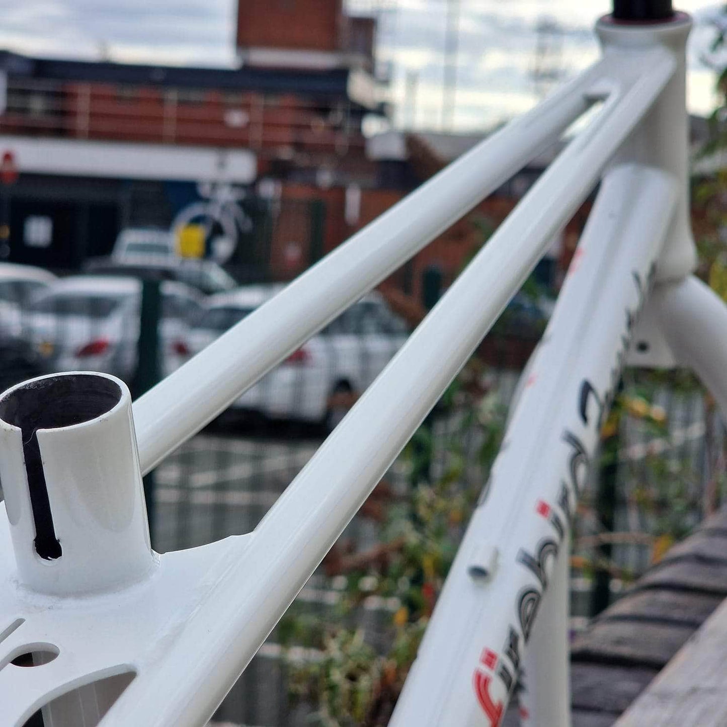 Skyway BMX Parts DP Firebird Freestyler Frame Fork Bar Kit Metallic White