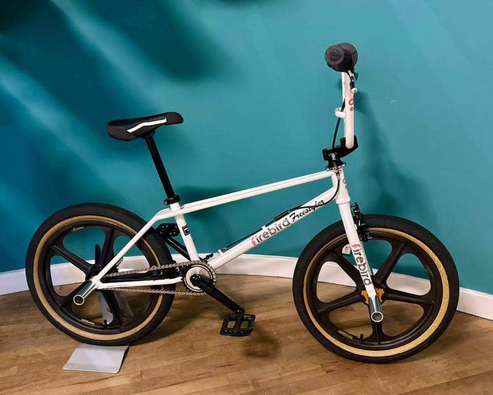 DP Racing BMX Parts DP Racing Firebird Freestyler Frame Fork Bar Kit Metallic White Pre Order