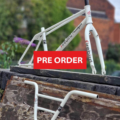 DP Racing BMX Parts DP Racing Firebird Freestyler Frame Fork Bar Kit Metallic White Pre Order