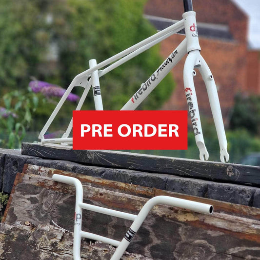 DP Racing BMX Parts DP Racing Firebird Freestyler Frame Fork Bar Kit Metallic White Pre Order