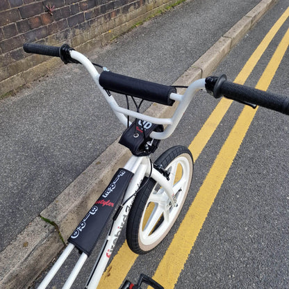 DP Racing BMX Parts Metallic White DP Racing Firebird Freestyler Privateer Bike with Skyways White