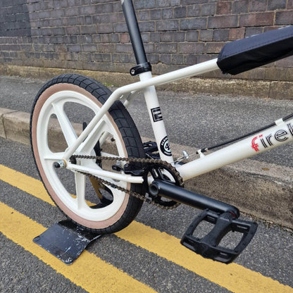 DP Racing BMX Parts Metallic White DP Racing Firebird Freestyler Privateer Bike with Skyways White