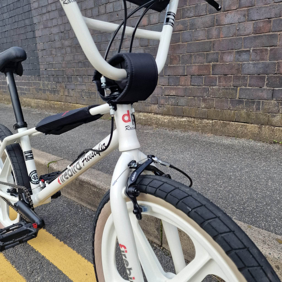 DP Racing BMX Parts Metallic White DP Racing Firebird Freestyler Privateer Bike with Skyways White