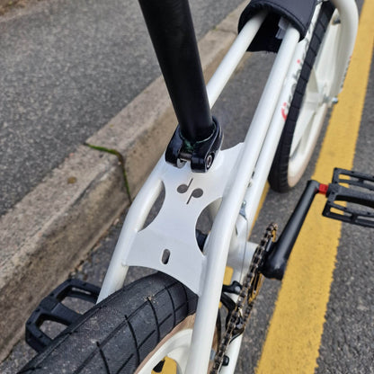 DP Racing BMX Parts Metallic White DP Racing Firebird Freestyler Privateer Bike with Skyways White